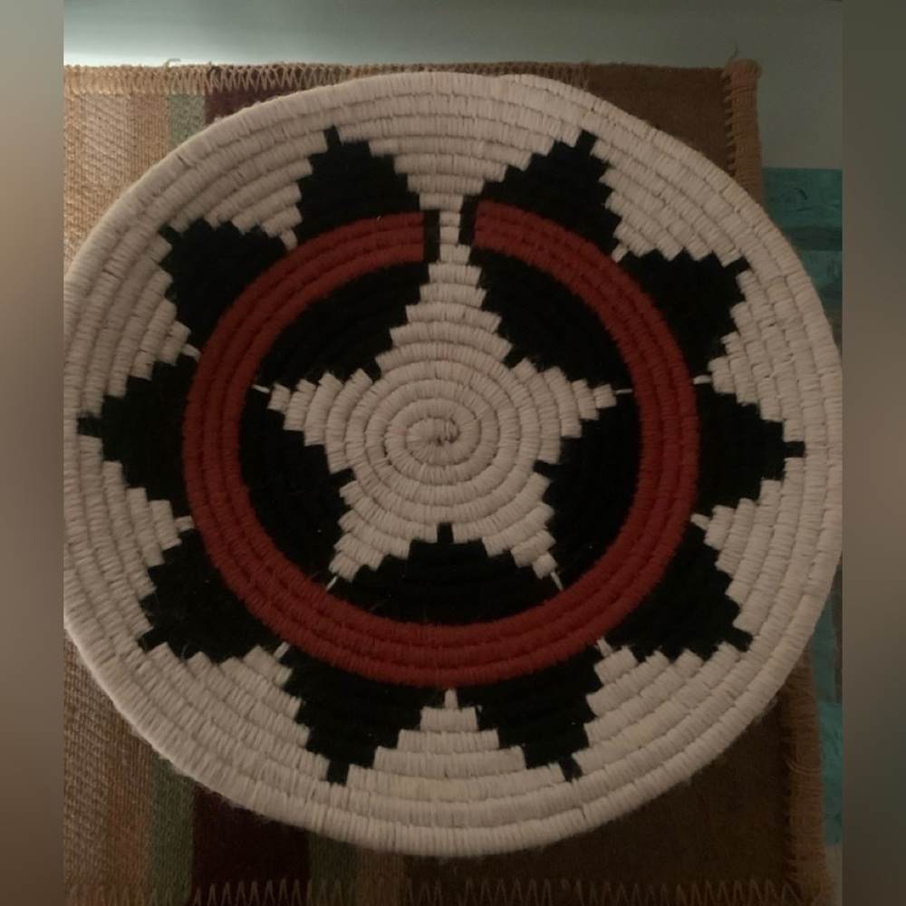 Vintage Navajo American  Indian wedding Basket